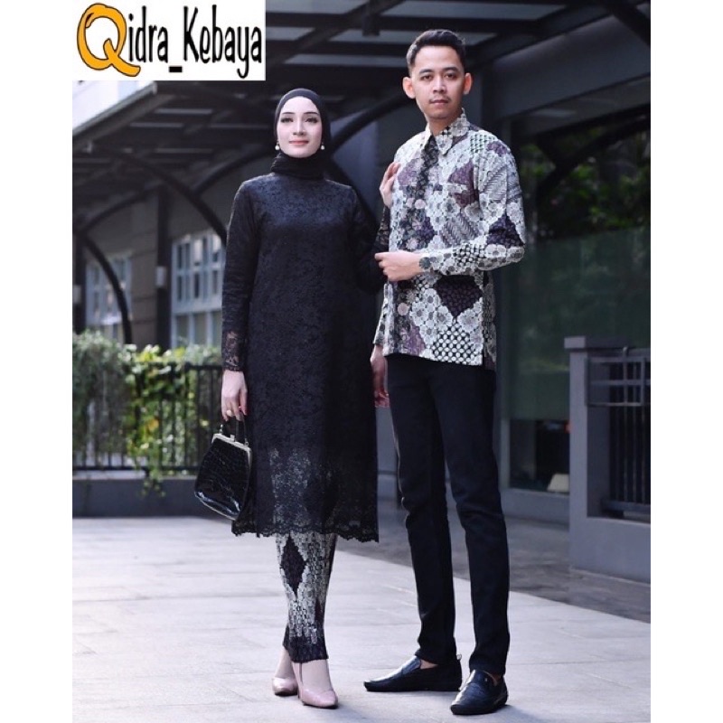 Couple Kebaya Tunik Modern / Kebaya Couple / Kebaya Modern / Baju Kebaya Couple / Kebaya Couple Tunangan / Set Kebaya Modern / Kebaya Modern Brukat / Baju Kebaya Couple Pasangan