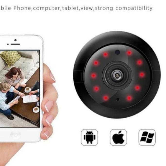 ✱ Kamera cctv mini wifi HD 1080p pantau jarak jauh ✸