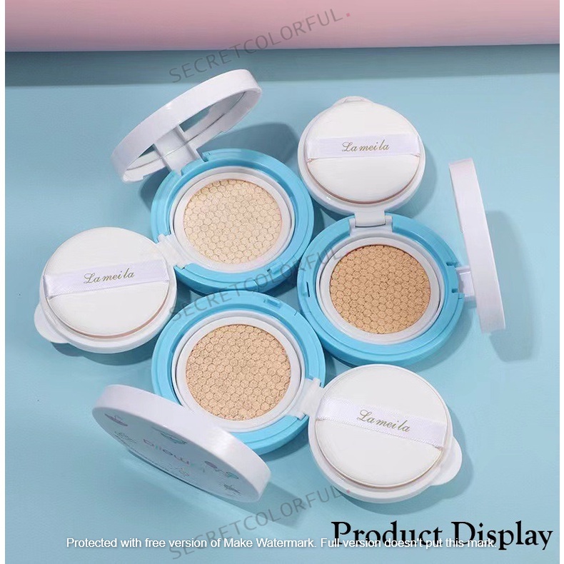 LAMEILA bb cushion HYDRATING AND LIGHT CONCEALER BB CREAM MOISTURIZING KRIM PELEMBAB WAJAH~SECRETCOLORFUL