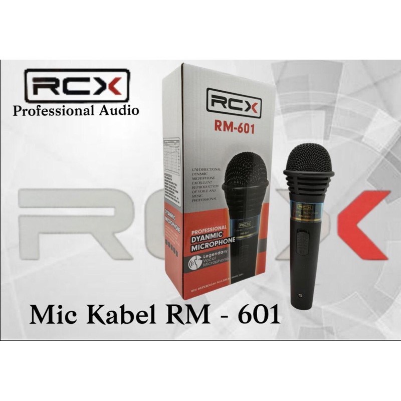 Mic Dynamic RCX 601 Microphone Karaoke Mic kabel RCX RM 601