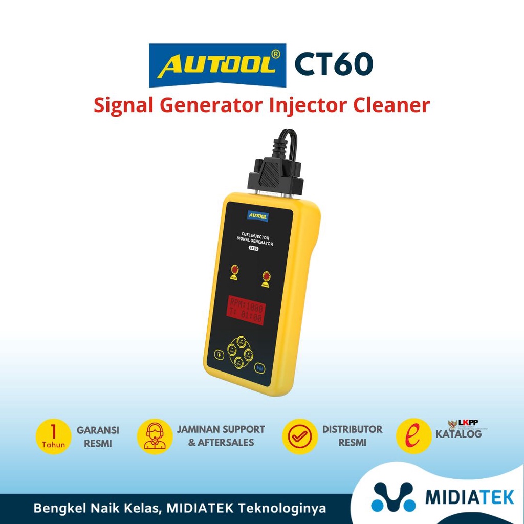 Jual AUTOOL CT60 Fuel Injector Signal Generator Fuel Injector Super Pulse Signal Tester Shopee