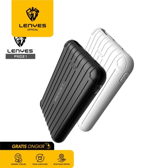 LENYES PX021 Powerbank 5000MAH Fast Charge 10W Real Capacity Original - Black portable power bank emergency charger