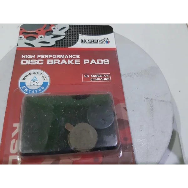 Brake Pad Rem Cakram Bulat KSD Brake Pad Bulat Kampas Cakram Sepeda Bulat