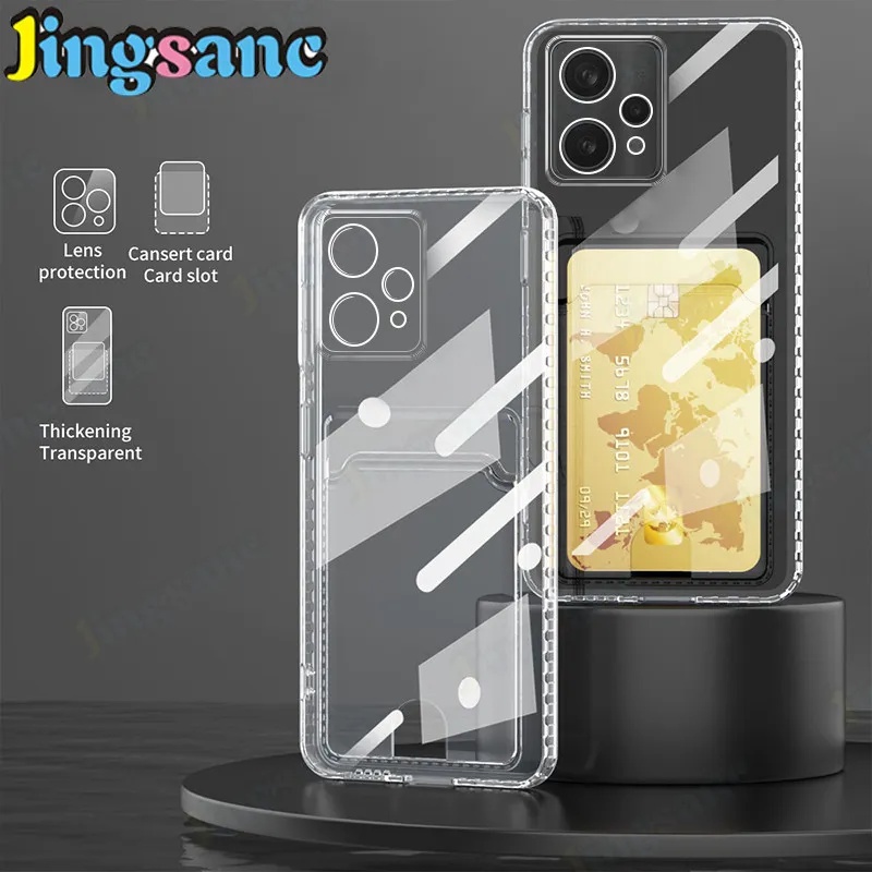 Case Realme 9 Pro Wallet Card Slot Bening Clear Softcase TPU