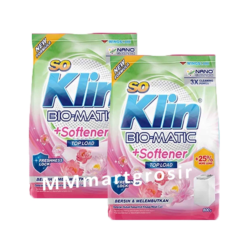 So klin / Bio- matic / Cleans whith care / 800g