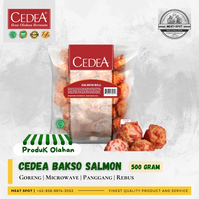 

Cedea Bakso Salmon | Goreng/Panggang/Rebus | 500 gr
