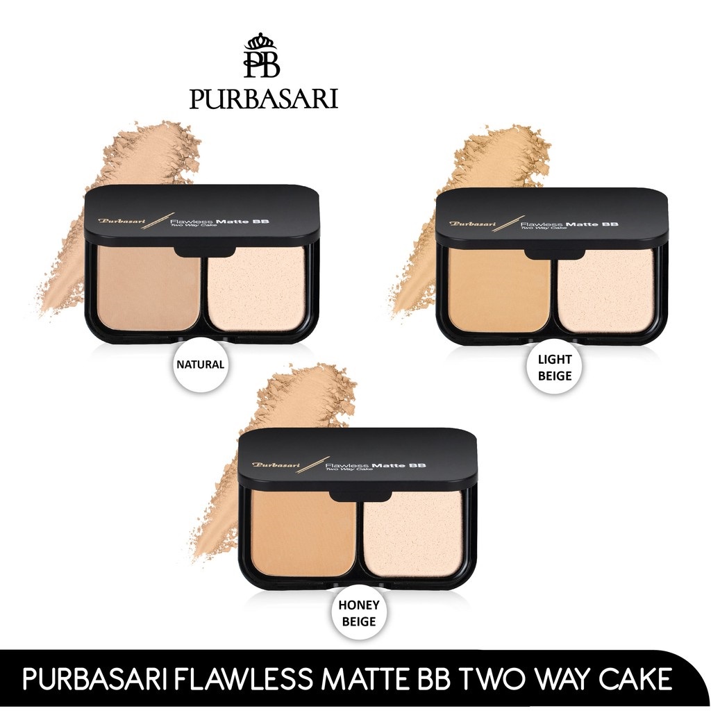 PURBASARI Hydra Series Flawless Matte BB Two Way Cake |TWO WAY CAKE BY AILIN