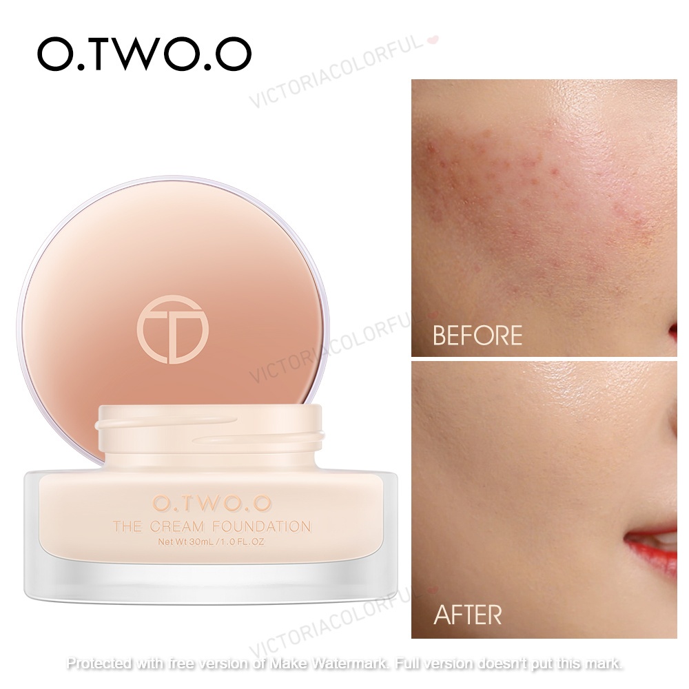 o.two.o~The Cream Foundation ( NEW ) Tahan air dan Tahan lama