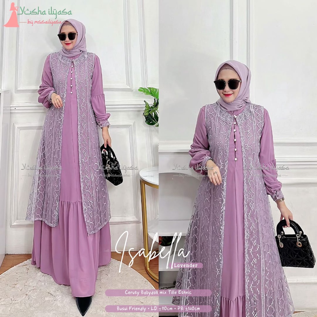 Isabella Dress ori Yusha Ilyasa