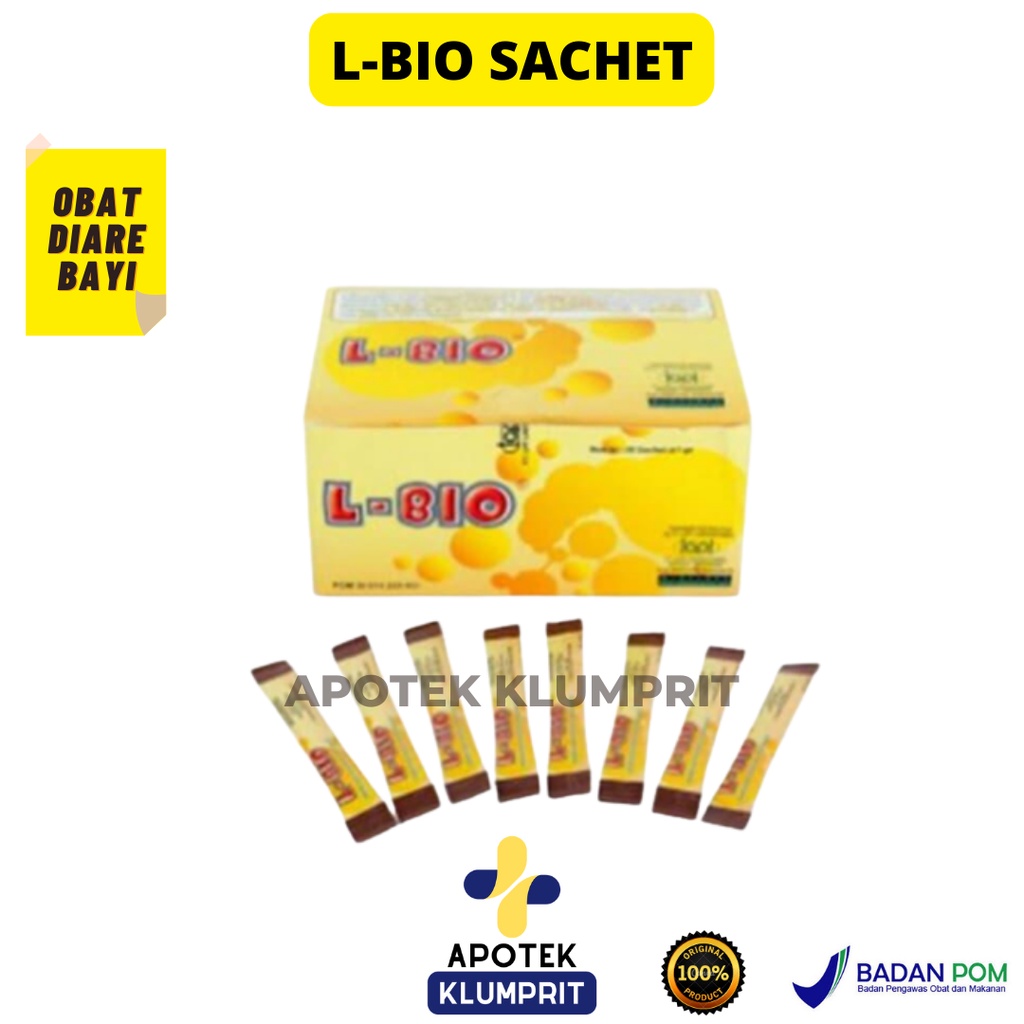 L-Bio Sachet / L Bio / Probiotik untuk diare anak maupun bayi / Obat diare bayi