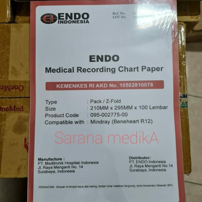 Kertas EKG R12 Mindray/Mindray Paper ECG R 12