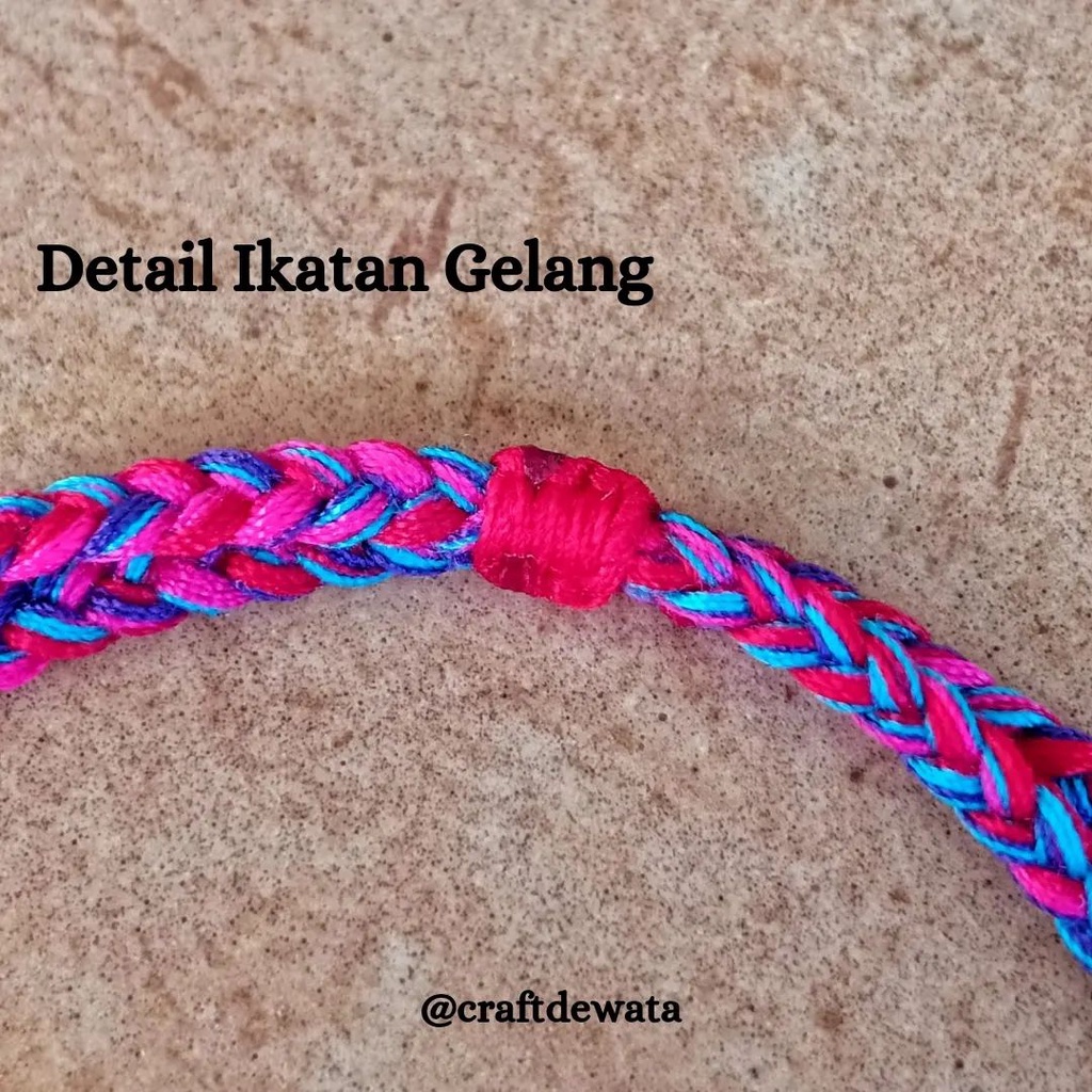 LIMITED - HEALER MYSTIC YOGA / Gelang Energi Kristal Amethyst / Gelang TaliJalin Khas Bali / Craftdewata