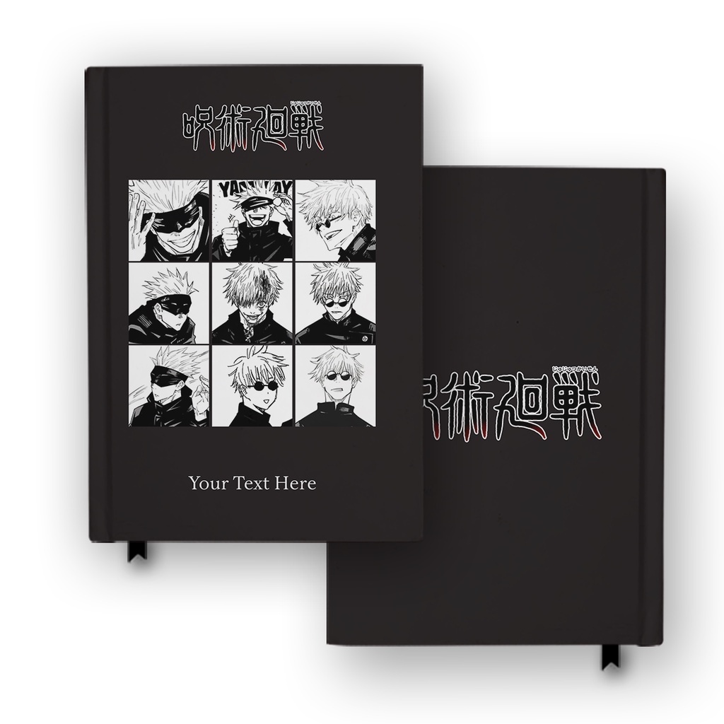 

Notebook Buku Satoru Gojo 8 Jujutsu Kaisen Anime Hardcover Agenda Custom Nama Diary Jurnal Agenda A5 A6