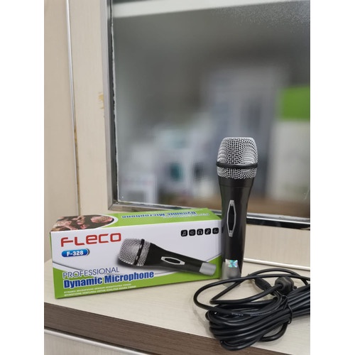 MIK KABEL FLECO F-328 MIK KARAOKE FLECO MIC KABEL FLECO