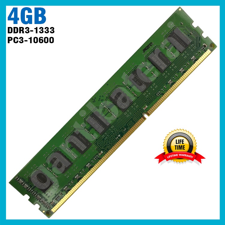 Longdimm Ram PC Komputer 4GB PC3-10600 1333 MHz