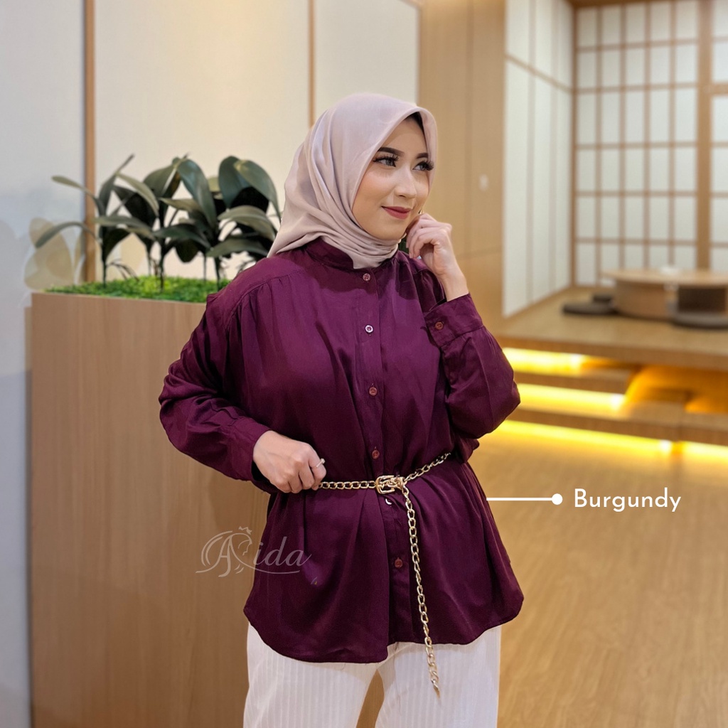 Agnia Blouse Rayon Twill Grade A