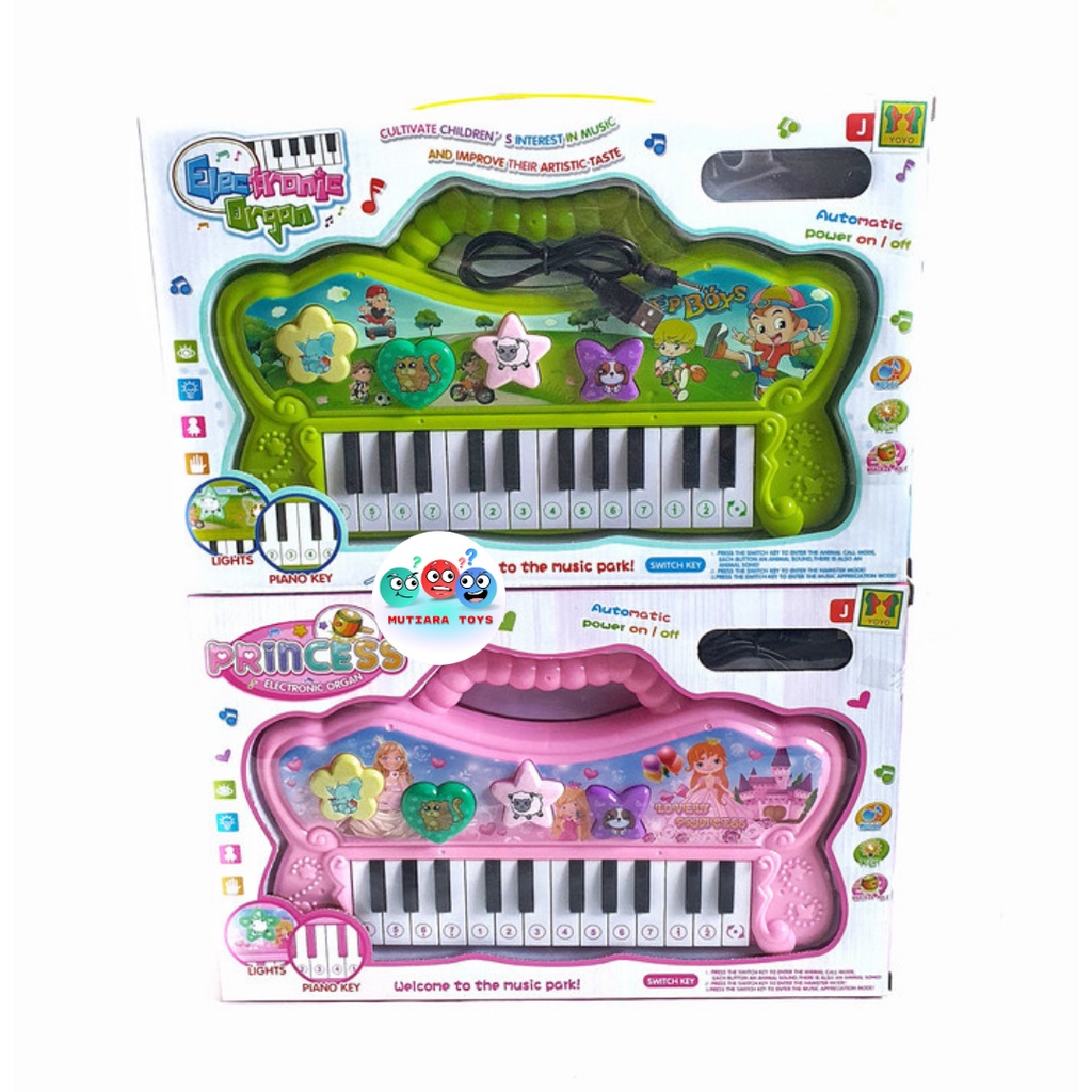MUTIARATOYS Mainan Electronic Organ No 8807B