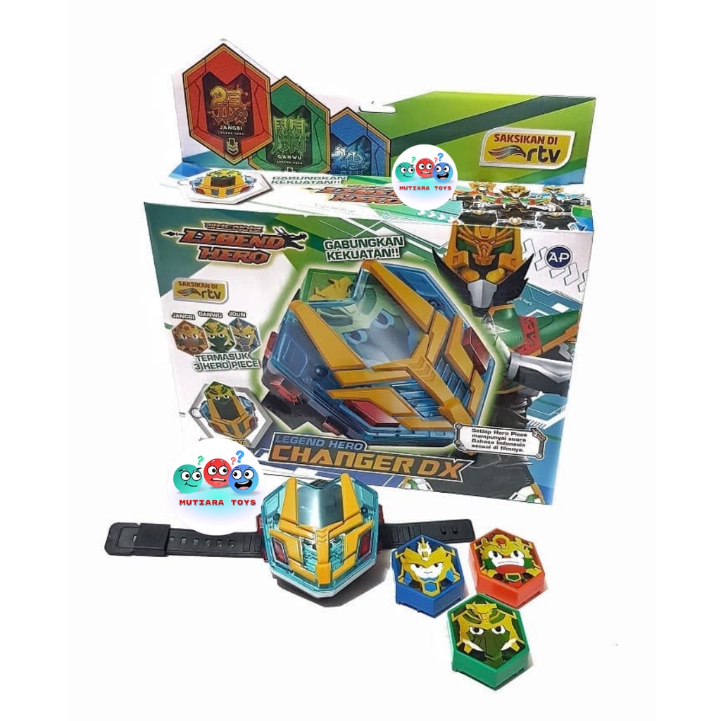 MUTIARATOYS LEGEND HERO CHARGER DX 303110 - MAINAN JAM TANGAN LEGEND HERO