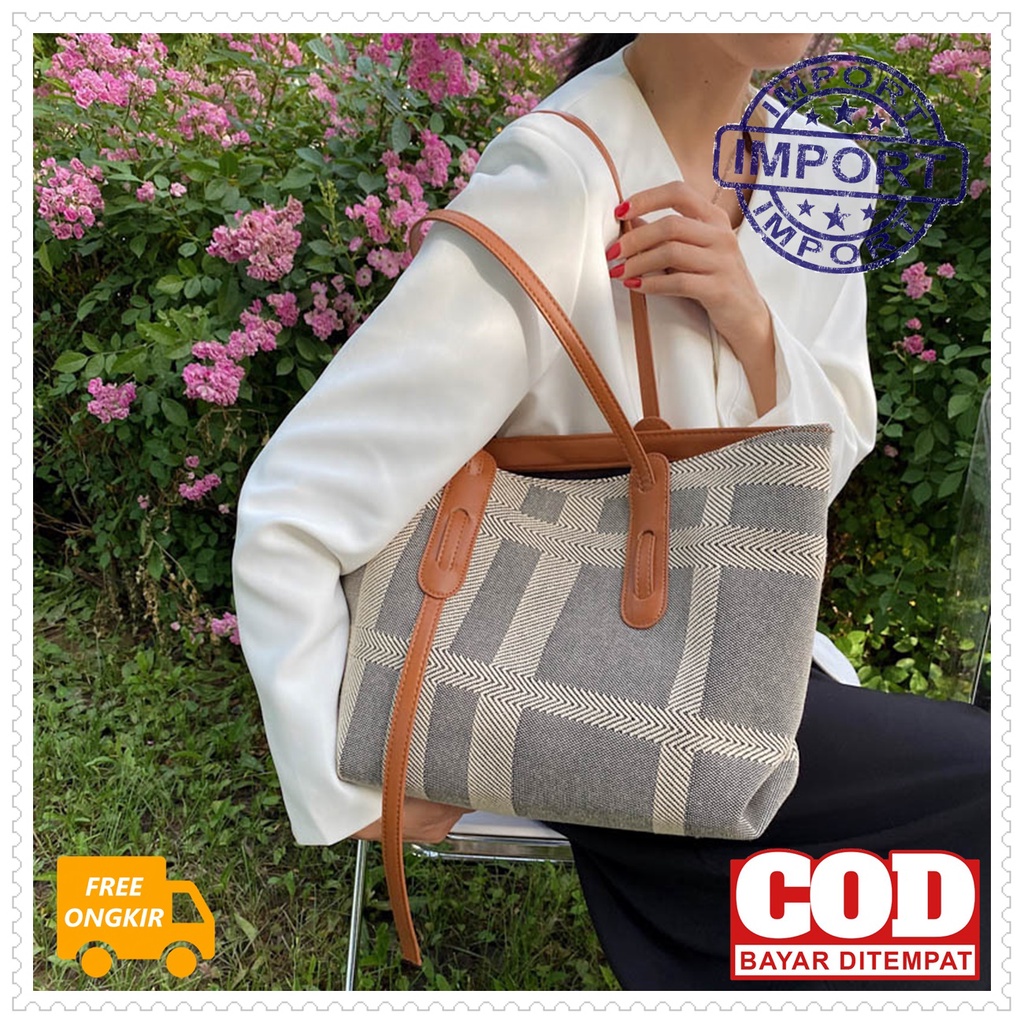TAS BAHU WANITA IMPORT VB3350 TOTEBAG BESAR PESTA TAS IBU EMAK TAS GEDE FASHION PROMO TAS MURAH TAS 