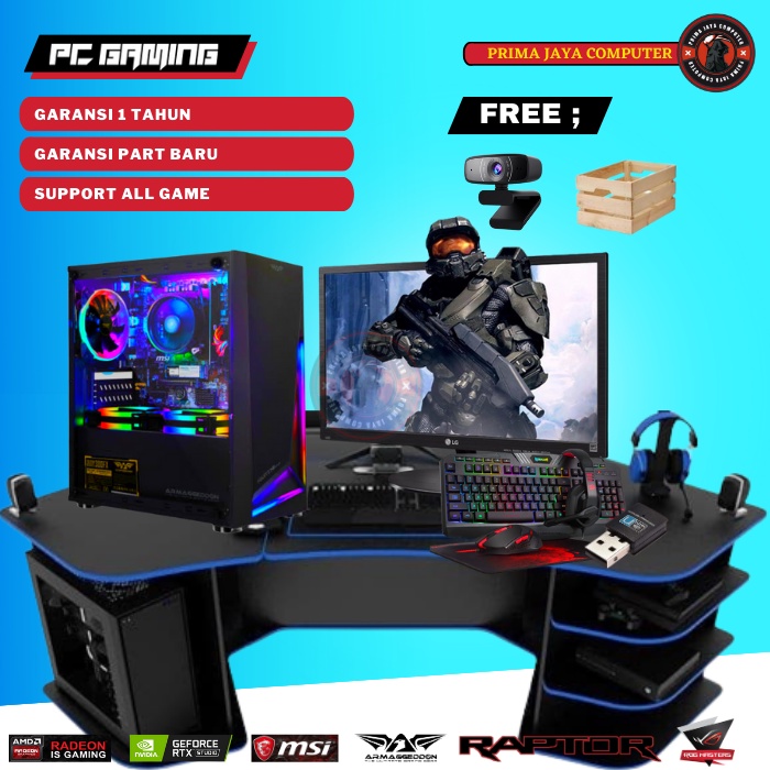 PC GAMING RAKITAN FUL SET I5 3470PC CPU GAMING EDITING RAKITAN FULLSET I5 3470VGA GT 730 2GB SSD NVM