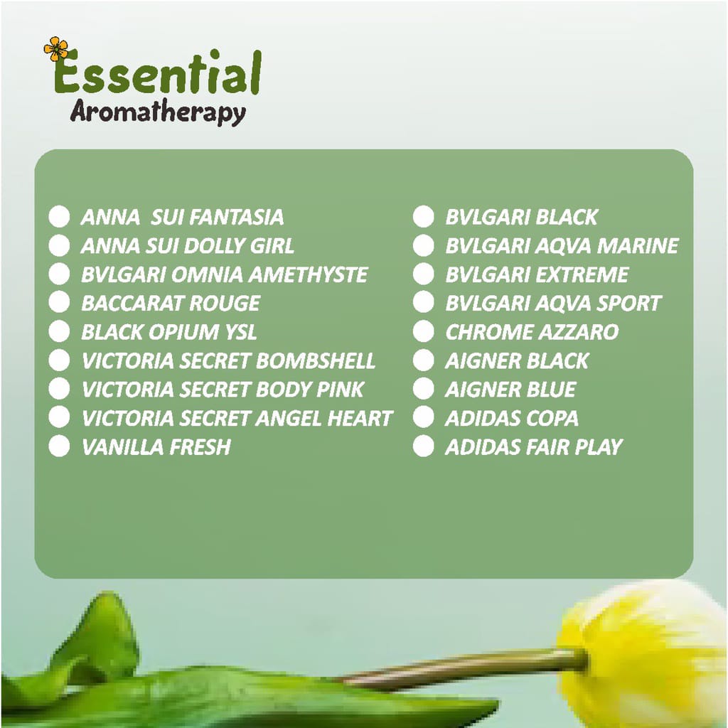 Essential Oil Aroma EDT Alami Terapi Ruangan Pengharum Diffuser Kemasan 30ml