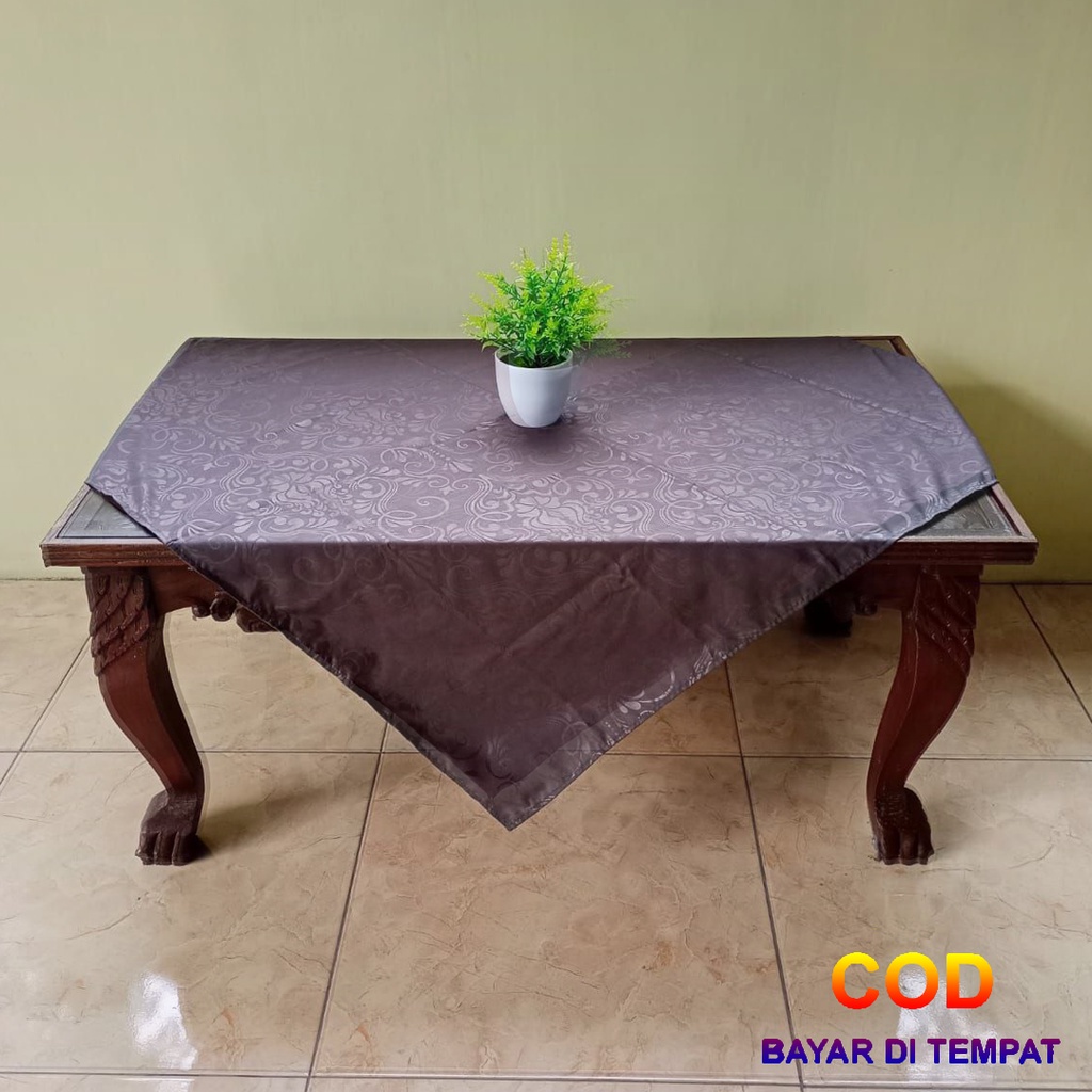 ✅COD Taplak Meja Polos 100x100 Kain Katun Aneka Warna Home Decor Dekorasi Hiasan Ruang Tamu Perlengkapan Rumah
