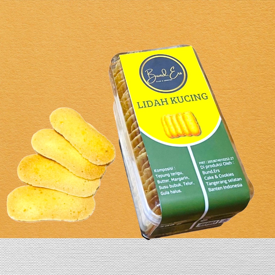 

Kue Lidah Kucing - Bunders cookies spesial