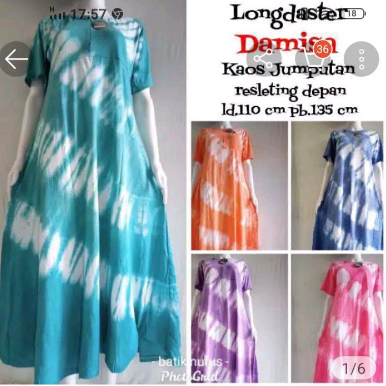 VIRAL LONGDASTER KAOS PELANGI RESLETING DEPAN