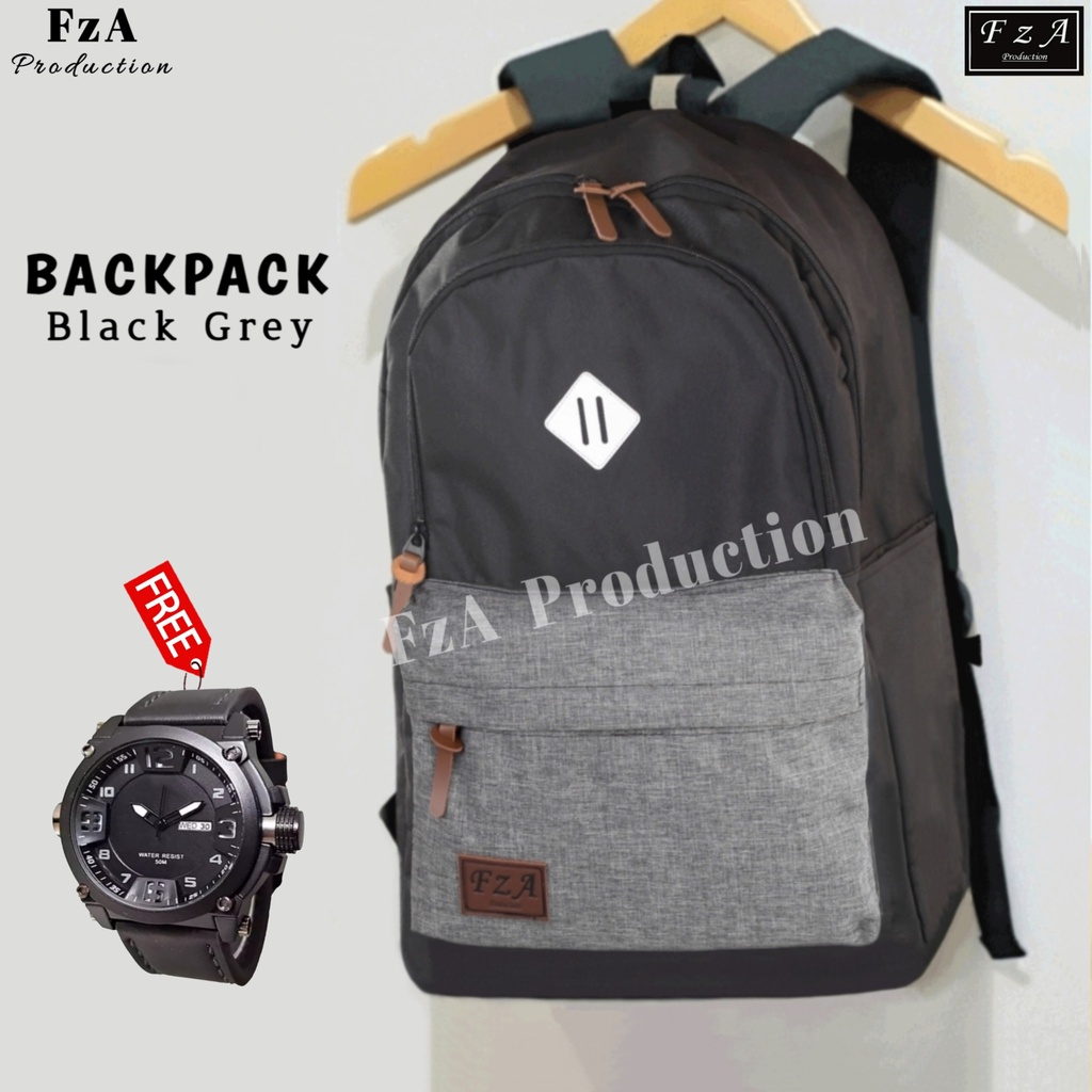 FzA Official - Tas Ransel Gendong Laptop Distro Sekolah Kuliah Pria Wanita Backpack Murah Original Tas Punggung Laptop - BGNQS