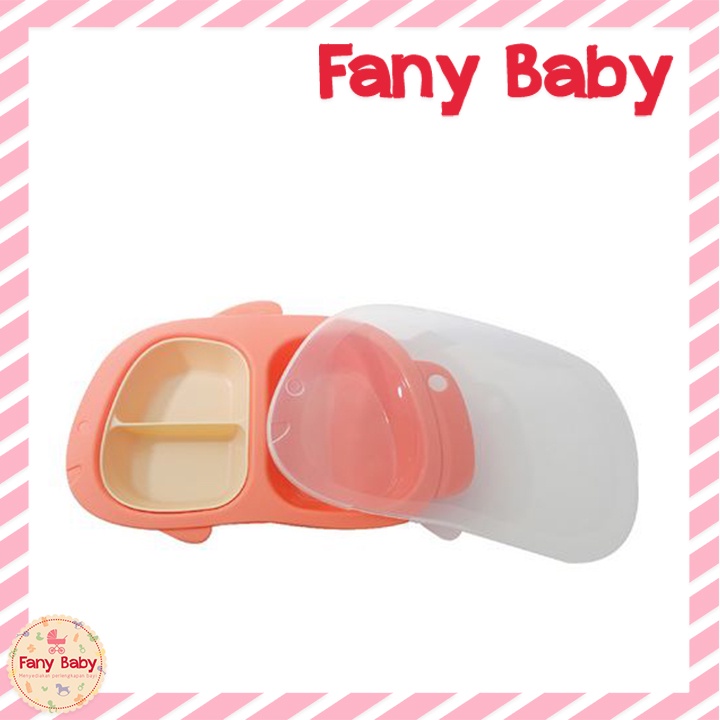 BABY SAFE MEAL PLATE WITH COVER