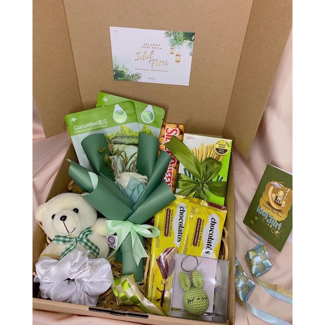 

[SIAP KIRIM] Hampers Box buket Idul Fitri Lebaran 2023