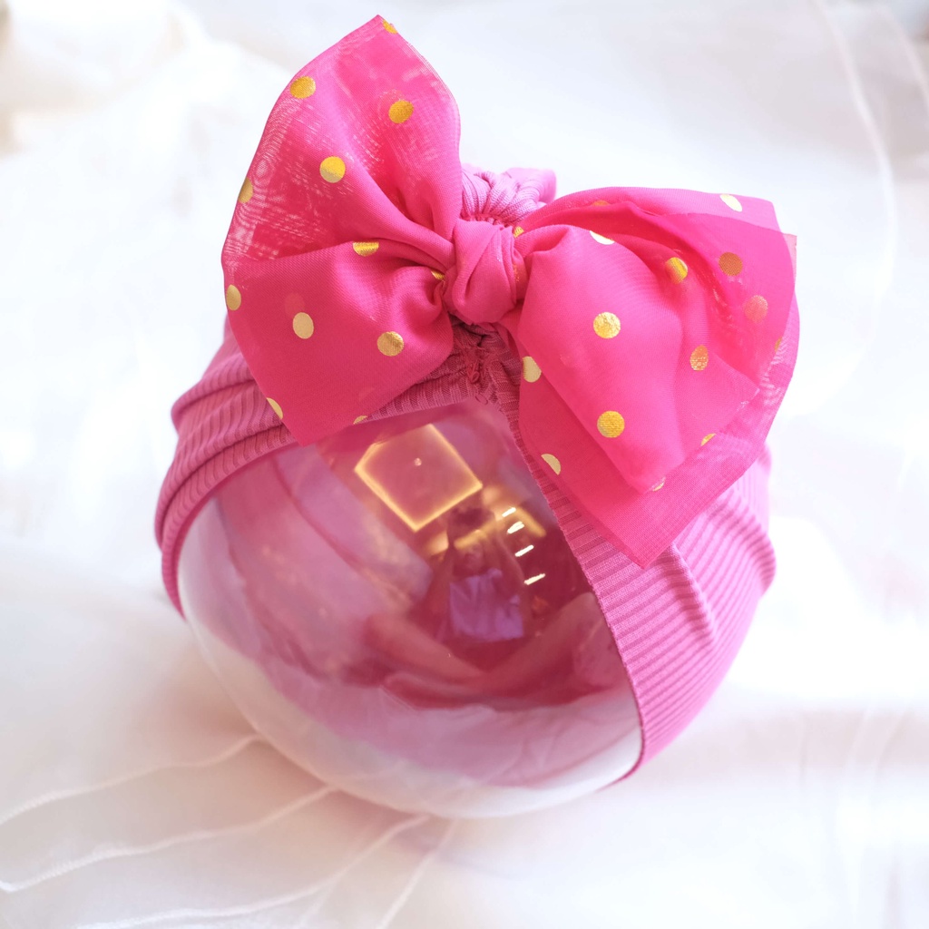 Caliloops Bando Bandana Bayi Newborn Turban Pita Topi Nilon Bayi Aruna