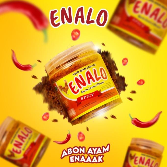 

Produk Unggulan] ENALO ABON AYAM SUPER ENAAAK GURIH LEZAT & BERGIZI ORIGINAL & SPICY