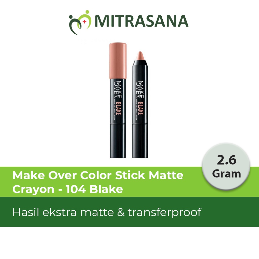 Make Over Color Stick Matte Crayon 2.6 G - Lipstick Matte Blake