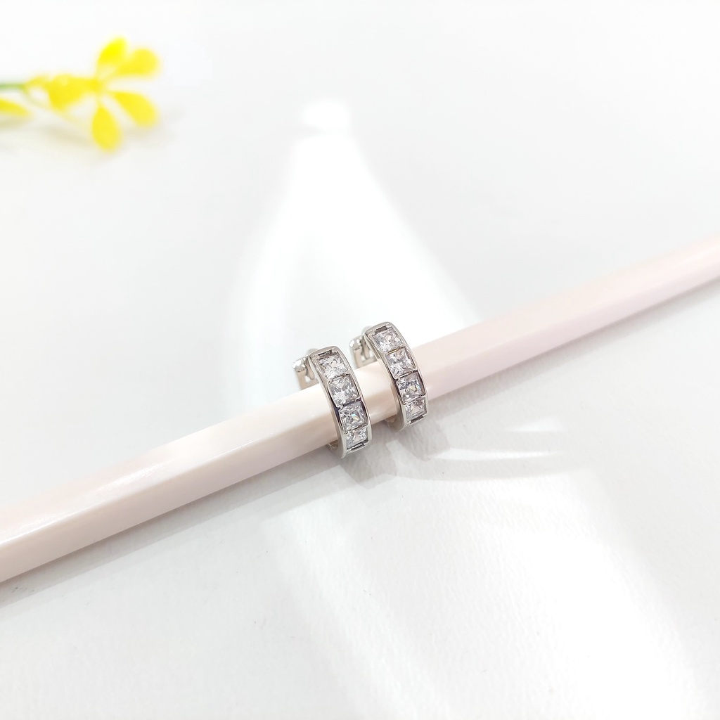 Anting jepit wanita lapis emas xuping - ATX 139 - anting katup lapis emas