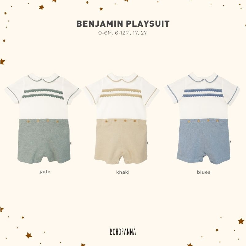 Bohopanna Benjamin Playsuit - Jumper Anak 0-2 tahun Unisex