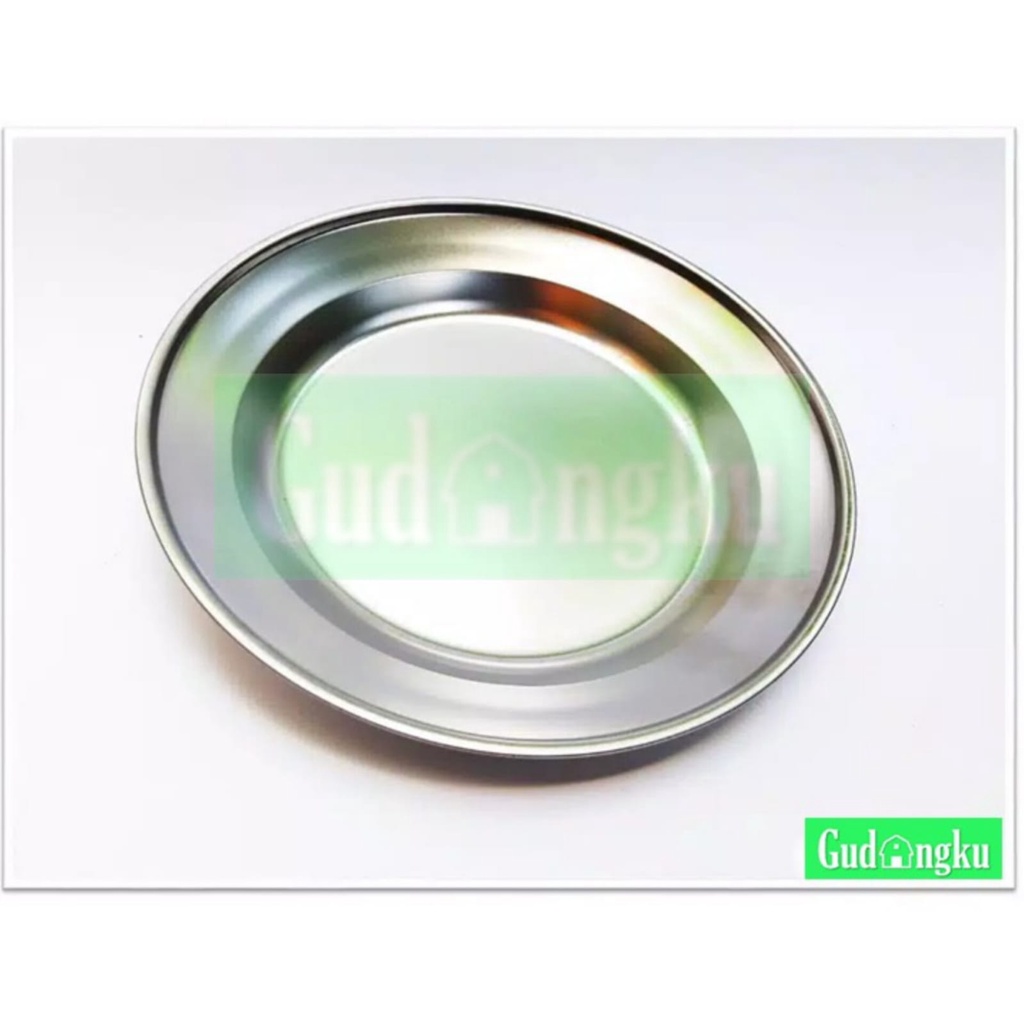 Piring Makan Stainless 24 cm