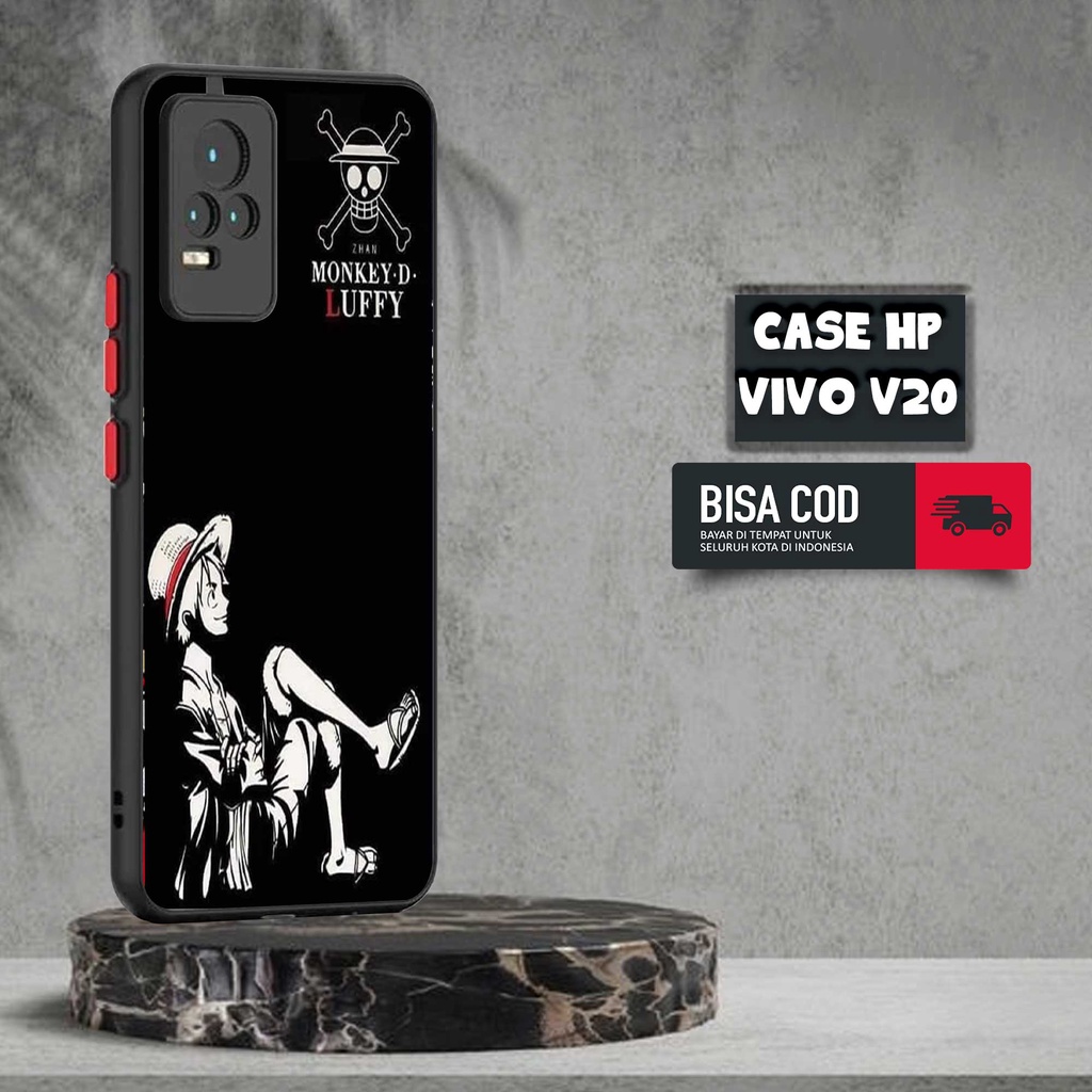 CASE VIVO V20 [ANIME OP] TERLARIS CASING VIVO V20 TERBARU DOVE MATTE FUZE SOFTCASE VIVO V20 SOFTCASE