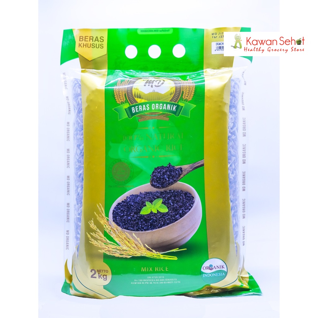 

MD Organic Mix Rice 2 Kg | Beras Campur Organik