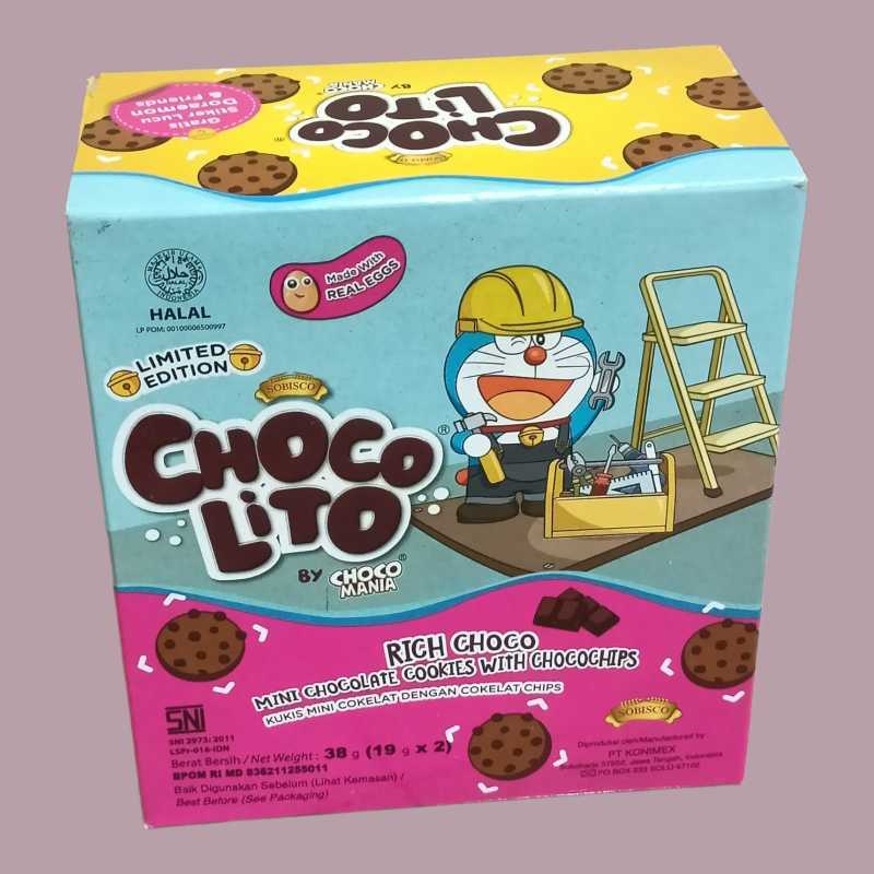 

CHOCOLITO Mini Cookies Chocochips Rich Choco Pack 38gr