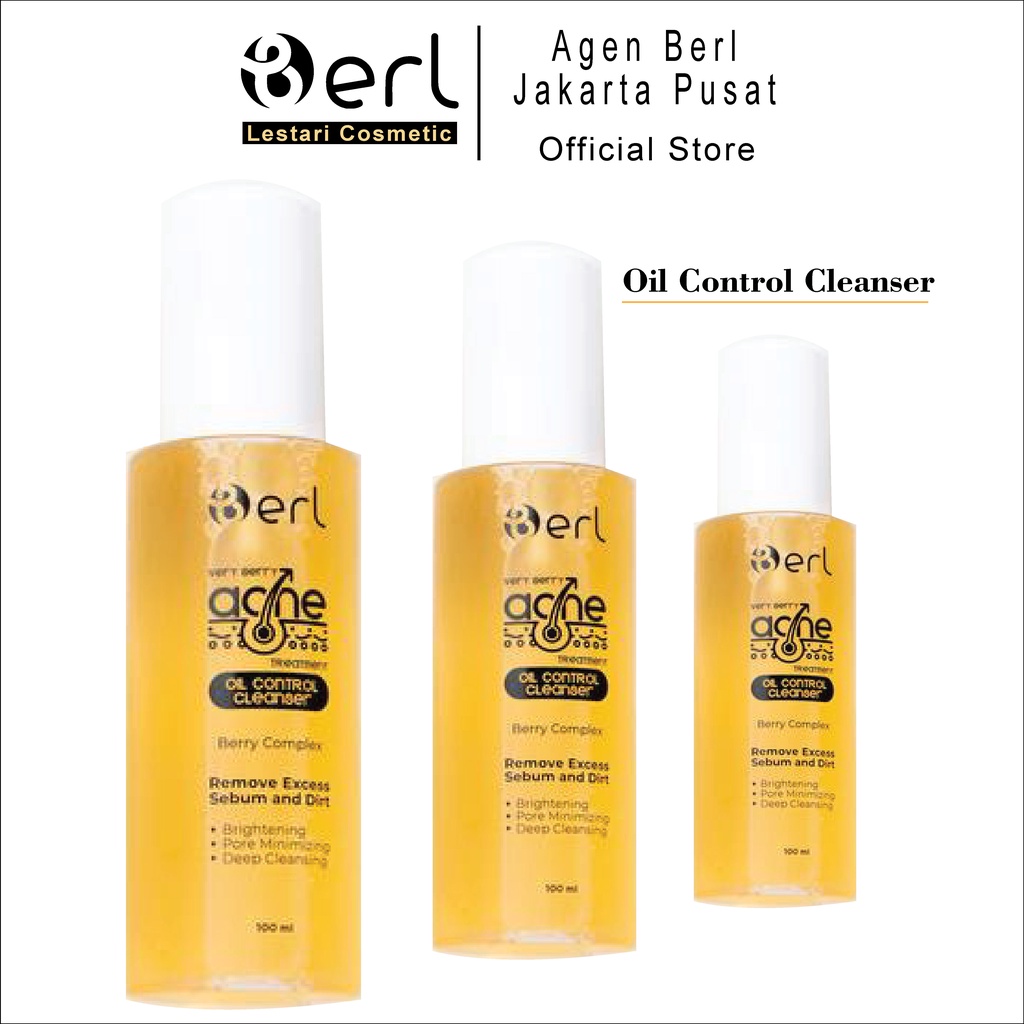 B Erl Very Berry Acne Treatment Oil Control Cleanser | Berl | Skincare | Berl Jakarta