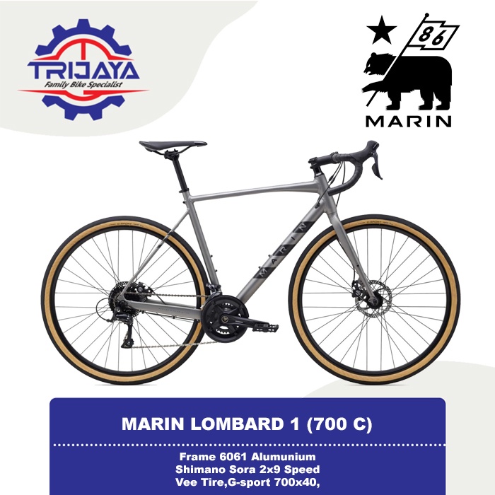 Marin Lombard 1 [700C] Sepeda Gravel