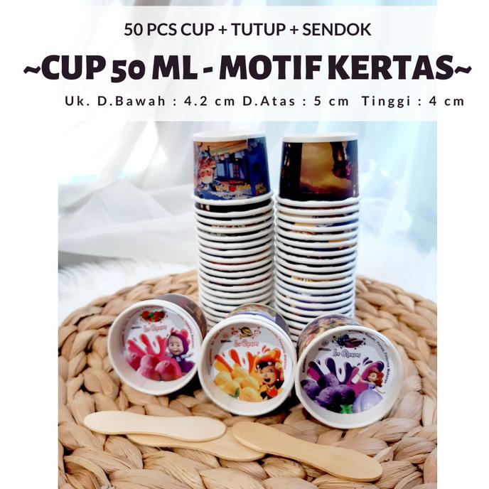 +++++] 50 ml / Paper Cup Online - Paper Cup Es Cream - Cup Plastik Es Cream