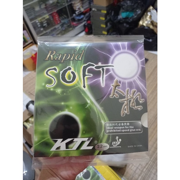 KARET BET TENIS MEJA KTL RAPID SOFT ORIGINAL