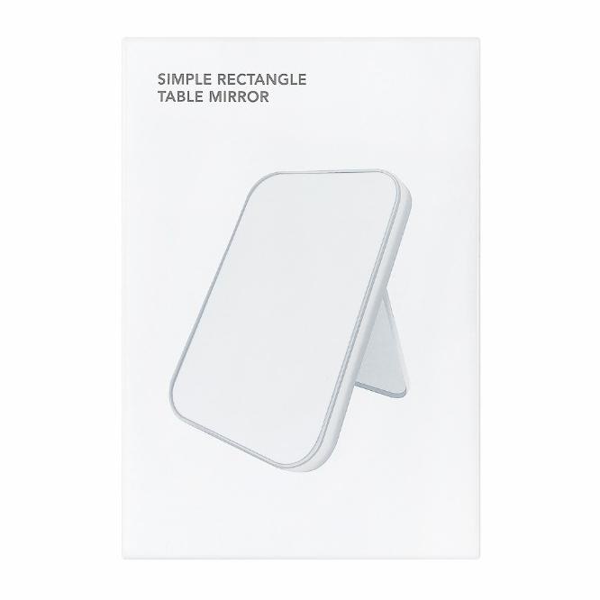 BRG BARU Miniso Cermin Simple Rectangle Table Mirror Cermin Meja Miniso