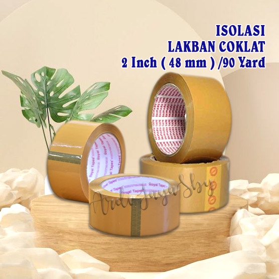 

LAKBAN COKLAT 48 mm X 90Yard I Isolasi Coklat Besar Kuat tidak mudah sobek