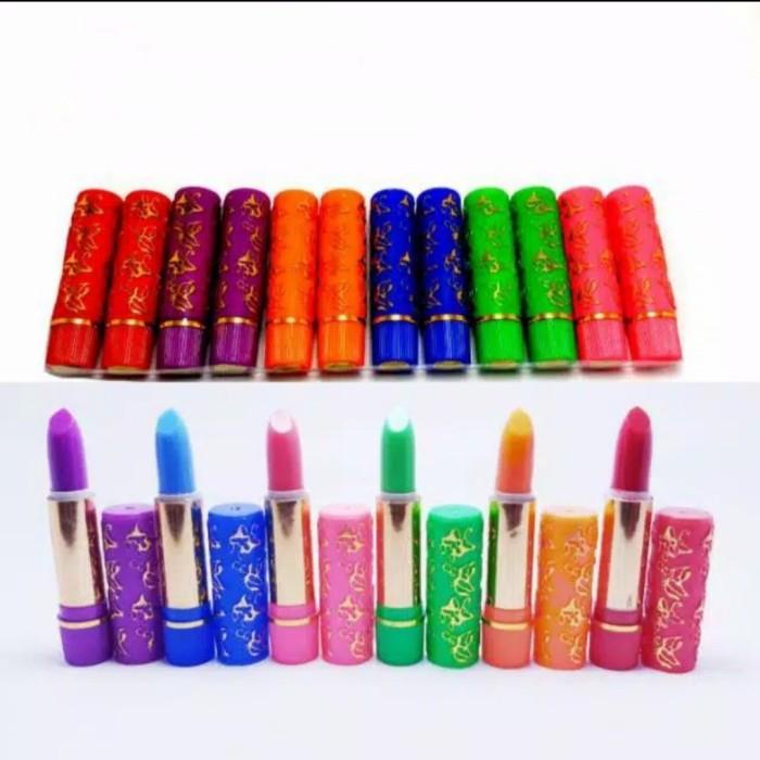 1pcs Lipstik Hare Arab Warna warni/ Hijau