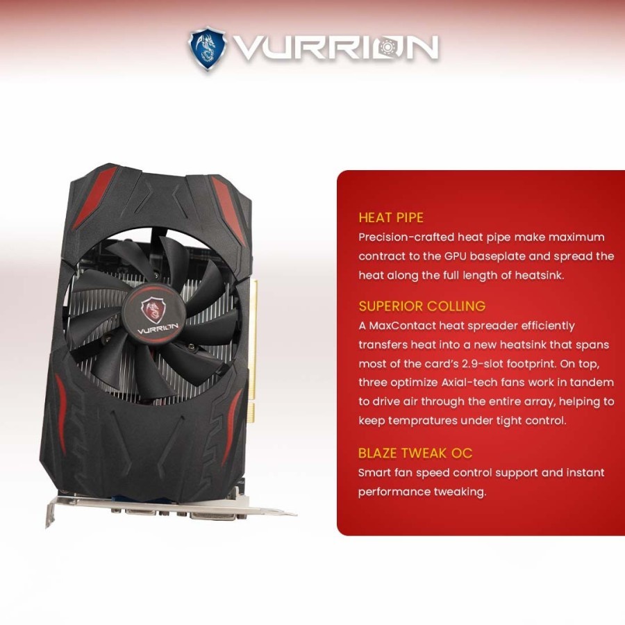 VGA VURRION HD 7670 2GB DDR3 128 BIT