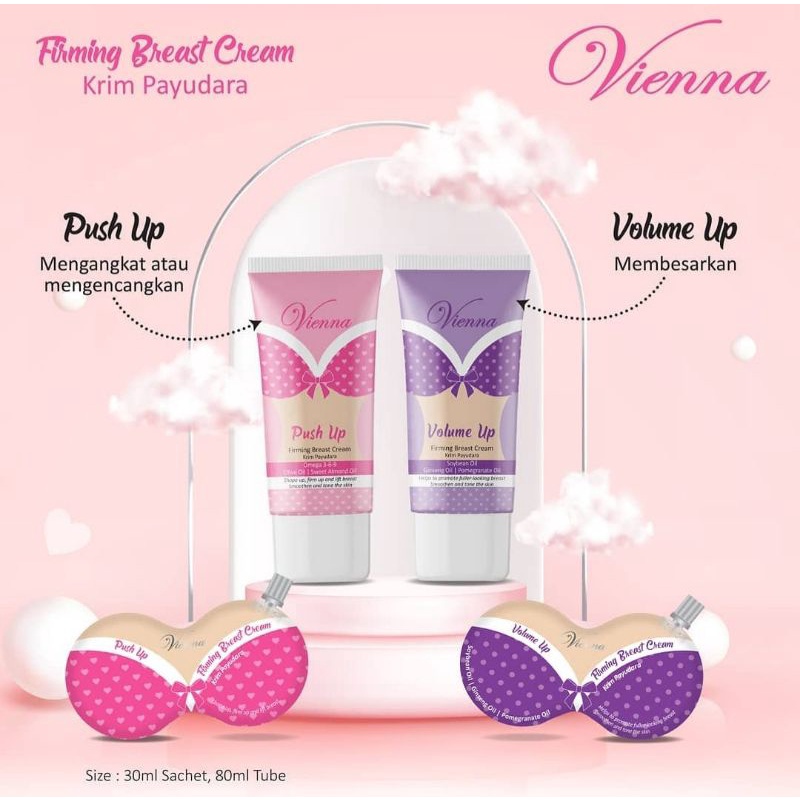 ❤ RATU ❤ Vienna Firming Breast Cream  | Push Up | Volume Up | Viena Krim Payudara | 30ml | 80ml (✔️BPOM)