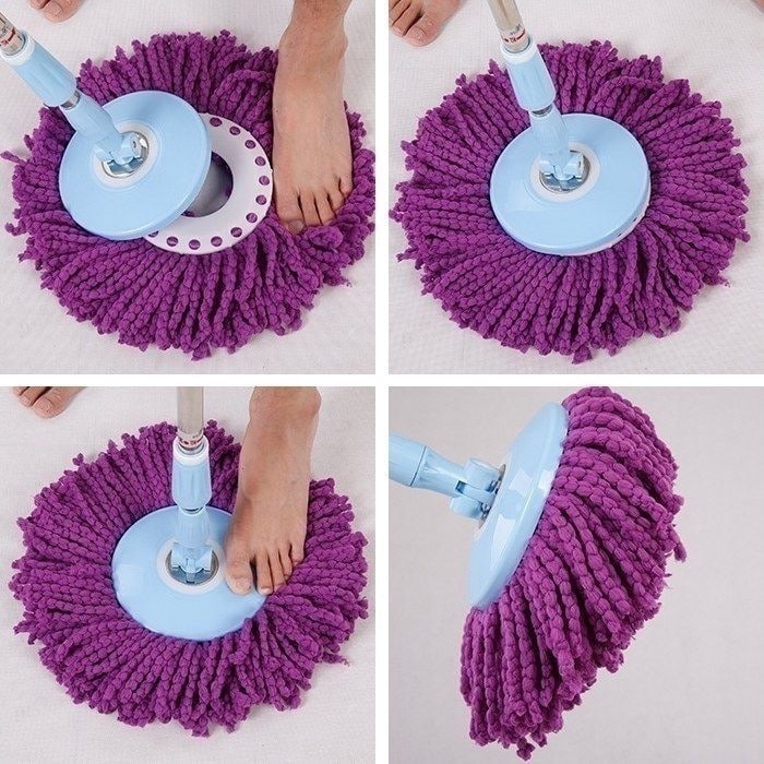 Alat Pel Pembersih Lantai Super Praktis bisa di putar/ Spin Mop 360 Rotate